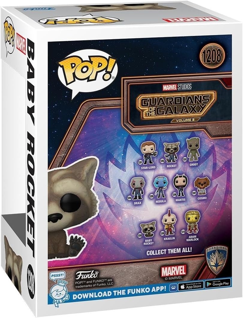 Funko Pop Baby Rocket 1208 - Guardians Of The Galaxy Volume 3