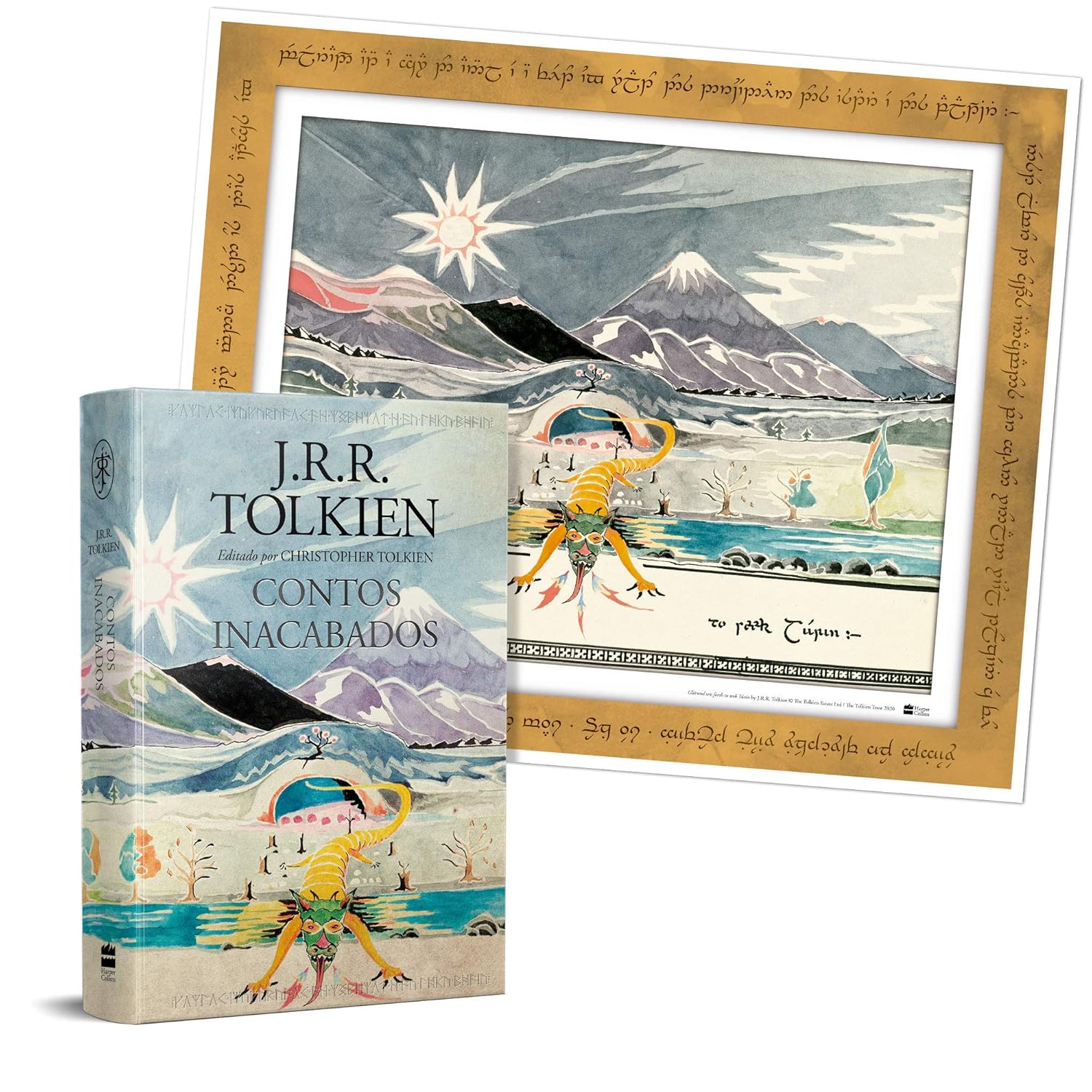 Contos Inacabados + Pôster - J.R.R. Tolkien