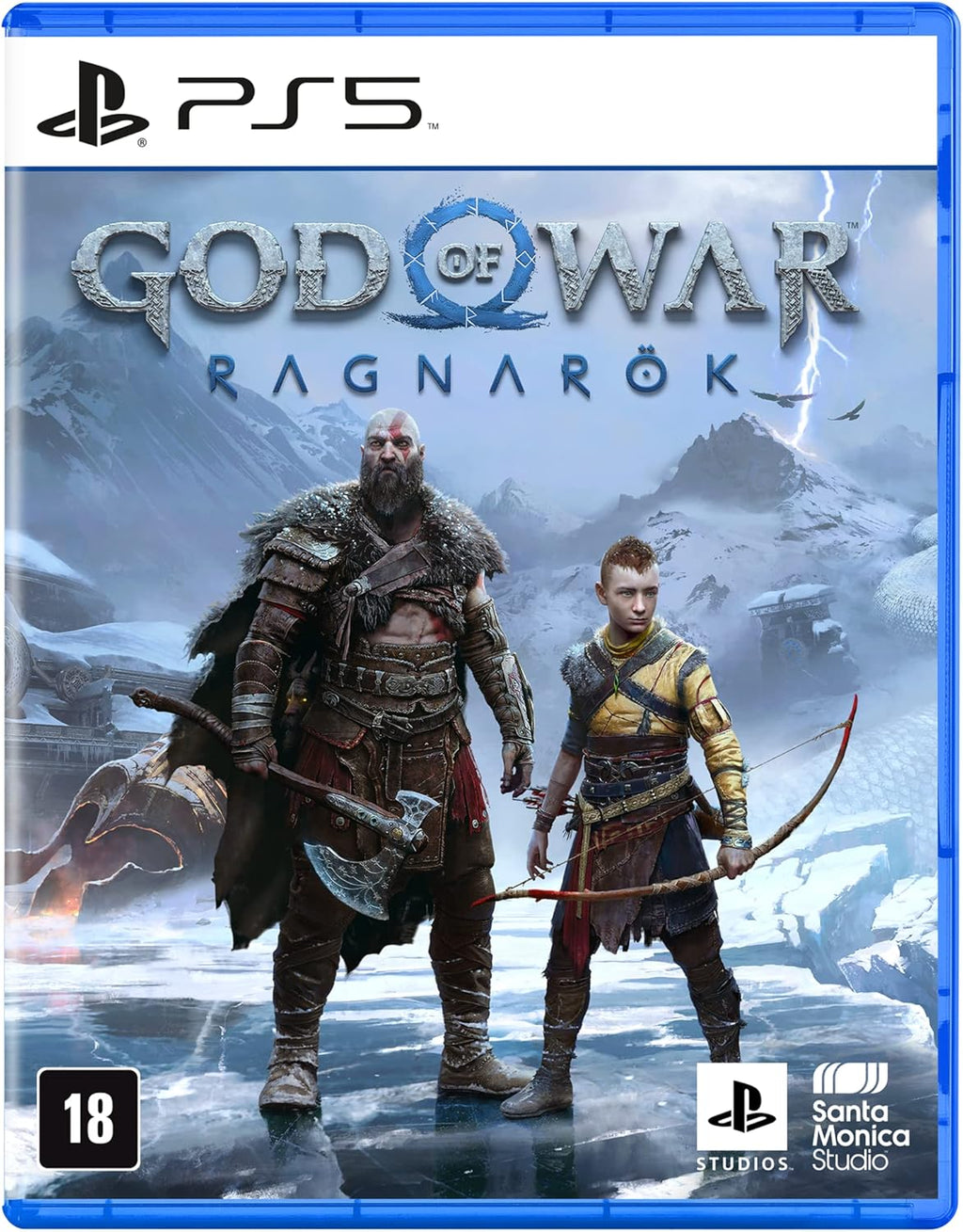 Jogo God Of War Ragnarok Playstation 5 (Mídia Física)