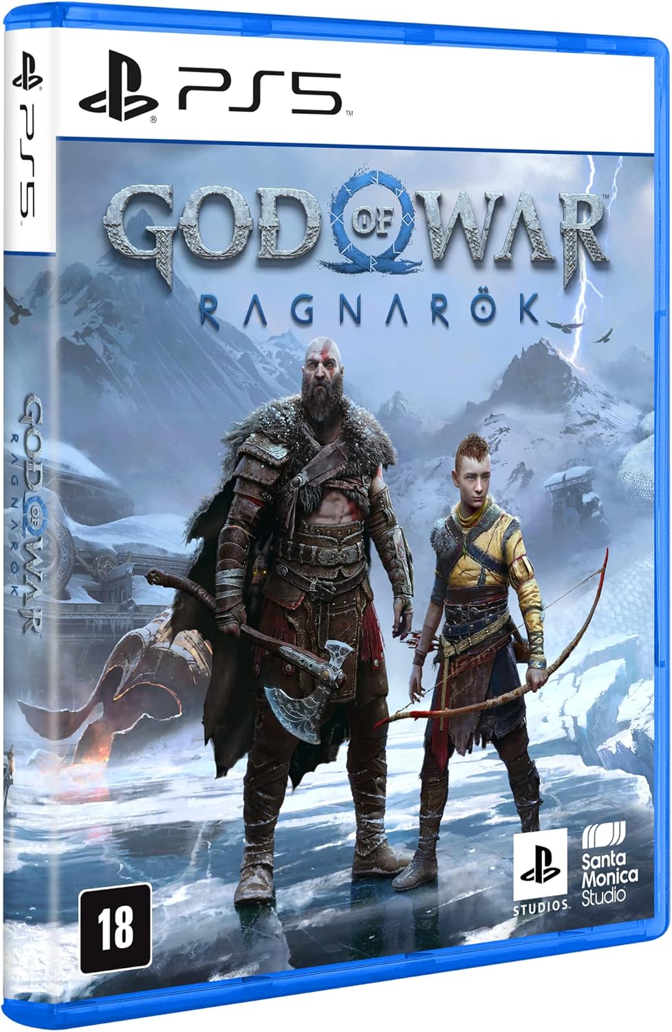 Jogo God Of War Ragnarok Playstation 5 (Mídia Física)