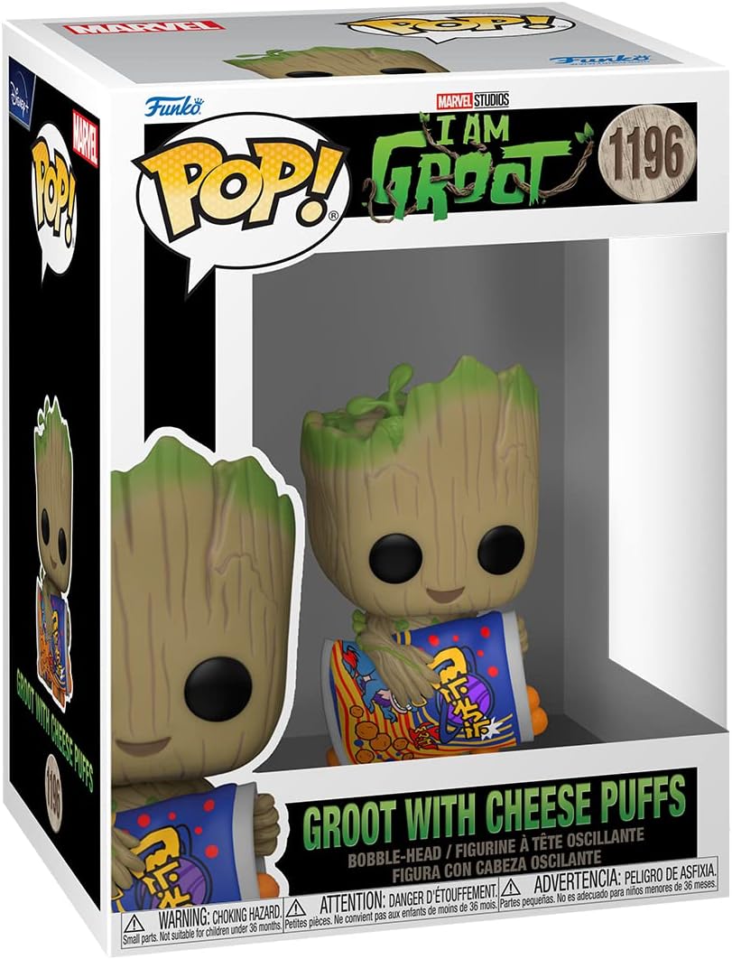 Funko Pop I Am Groot 1196 - Com Cheese Puffs