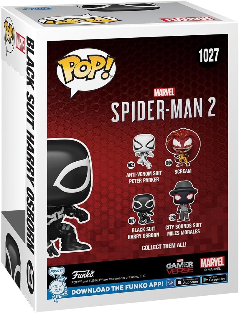 Funko Pop Spider Man 2 - Terno Preto Harry Osborn 1027