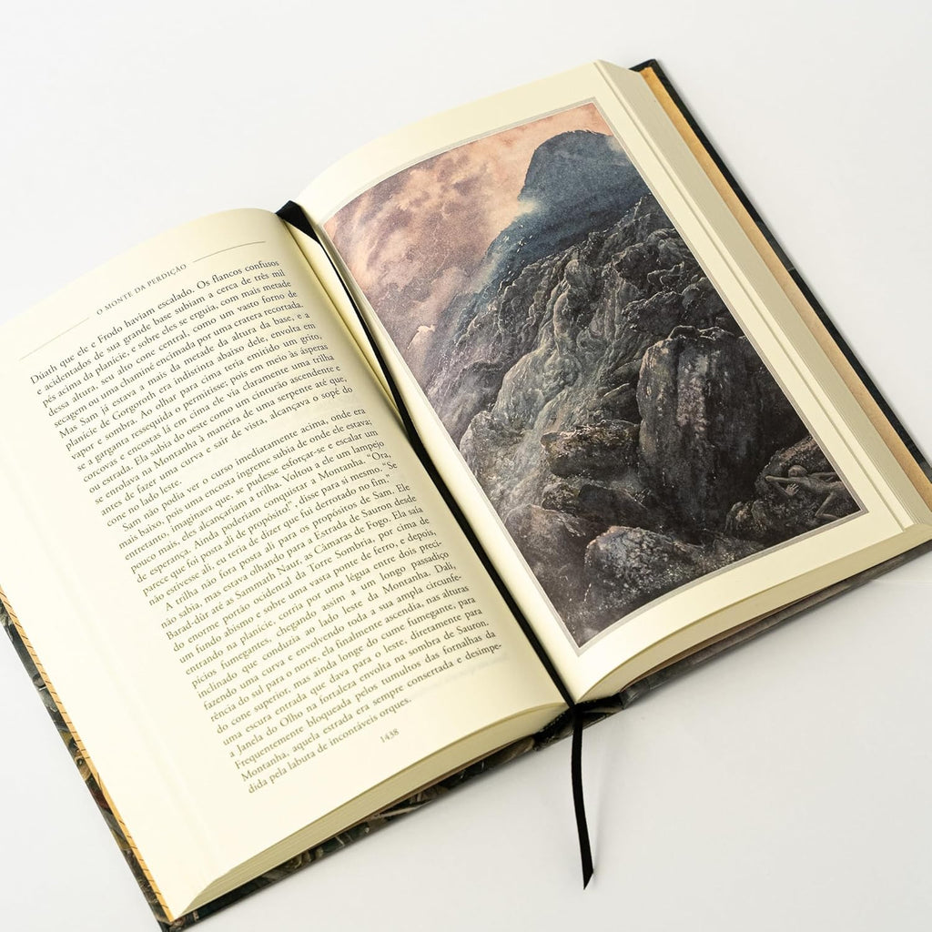 Box Trilogia O Senhor Dos Anéis Edição Ilustrado por Alan Lee - J.R.R Tolkien