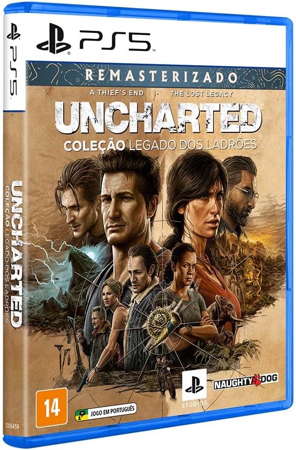 Jogo Uncharted: Coleção Legado Dos Ladrões Playstation (Mídia Física)